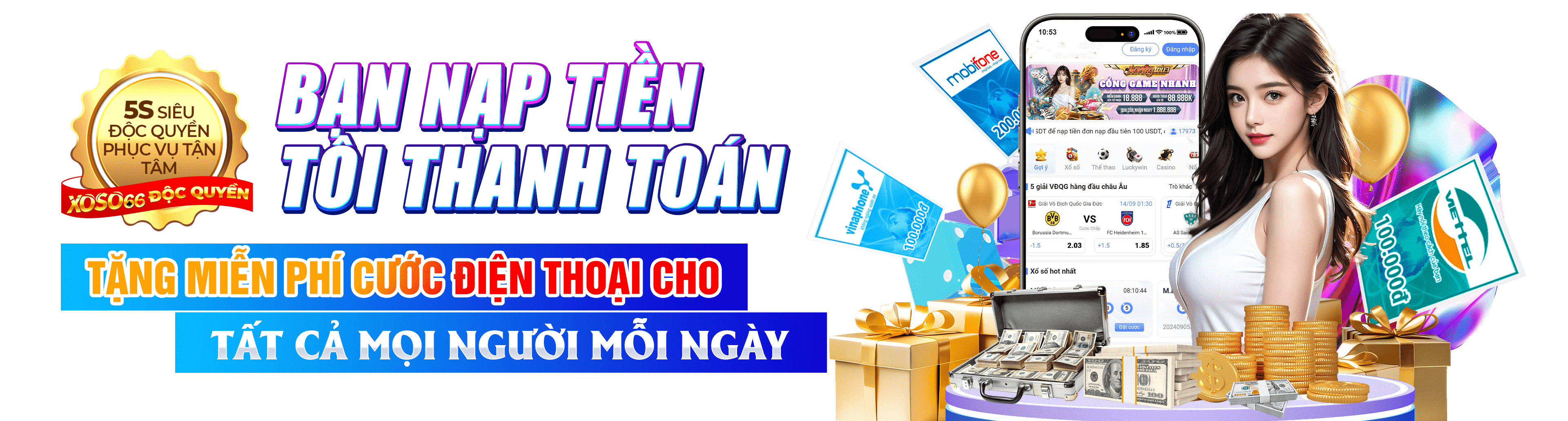 Hình ảnh quảng cáo của vbet88 hiển thị nền tảng và các lợi ích